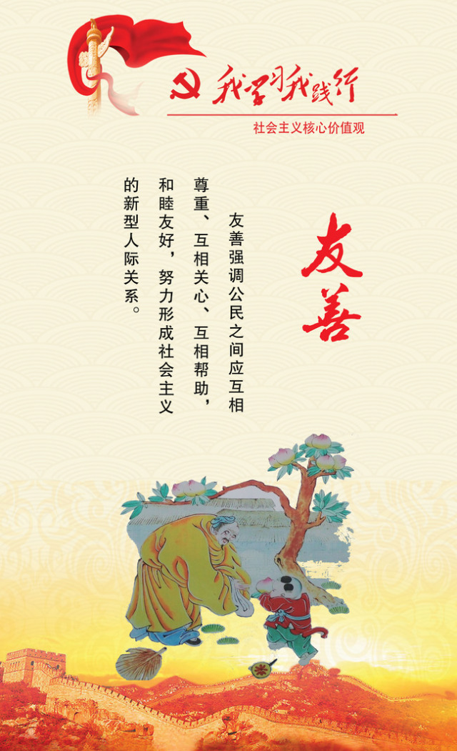 银华核心价值优选_我看核心价值观之友善_社会主义价值核心观关于文明的小报