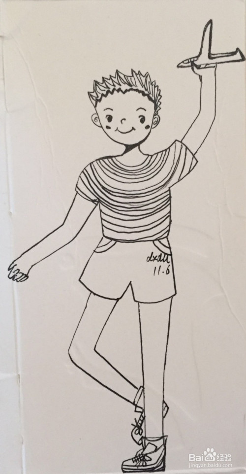 多啦a梦简笔画侧面_下雨啦简笔画作品_小朋友跑步运动简笔画