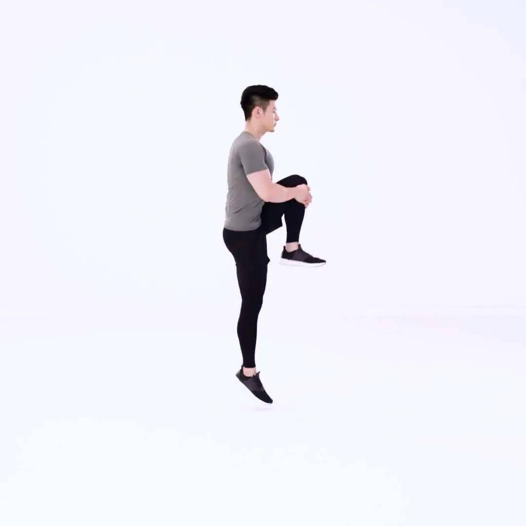 跑步前动态热身_健身锻炼运动图_锻炼前的热身运动动态图