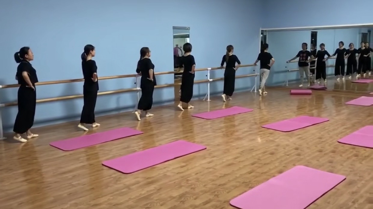 中国古典舞基本功训练女班_国标慢三步舞基本步教学_中国古典舞基本功训练教学法（中专女班）