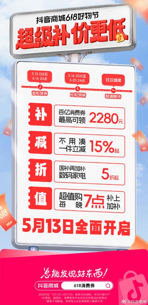 抖音商城618好物节_抖音电商百亿补贴_抖音业务商城