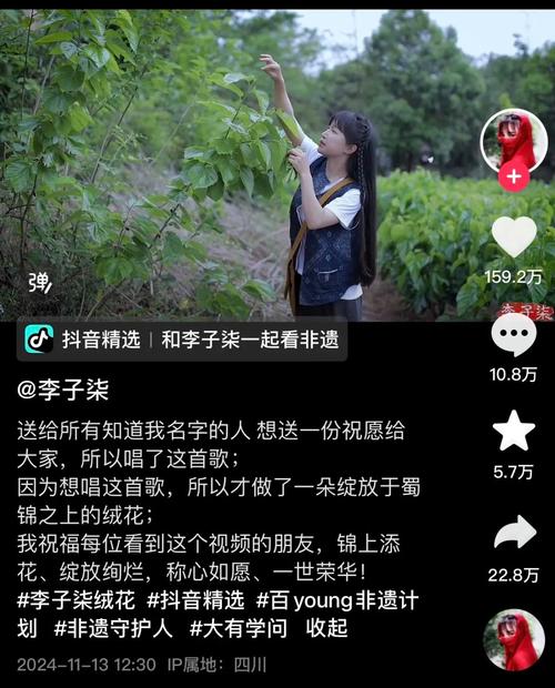 短视频创作者李子柒抖音粉丝量增长_抖音粉丝增加_李子柒微博热搜同名话题