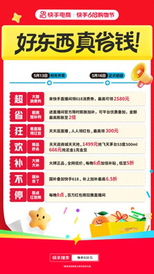 买热度快手_快手618消费券_快手618膨胀加补券
