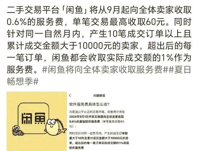 闲鱼平台交易收费政策_闲鱼高频高额卖家服务费_闲鱼业务下单