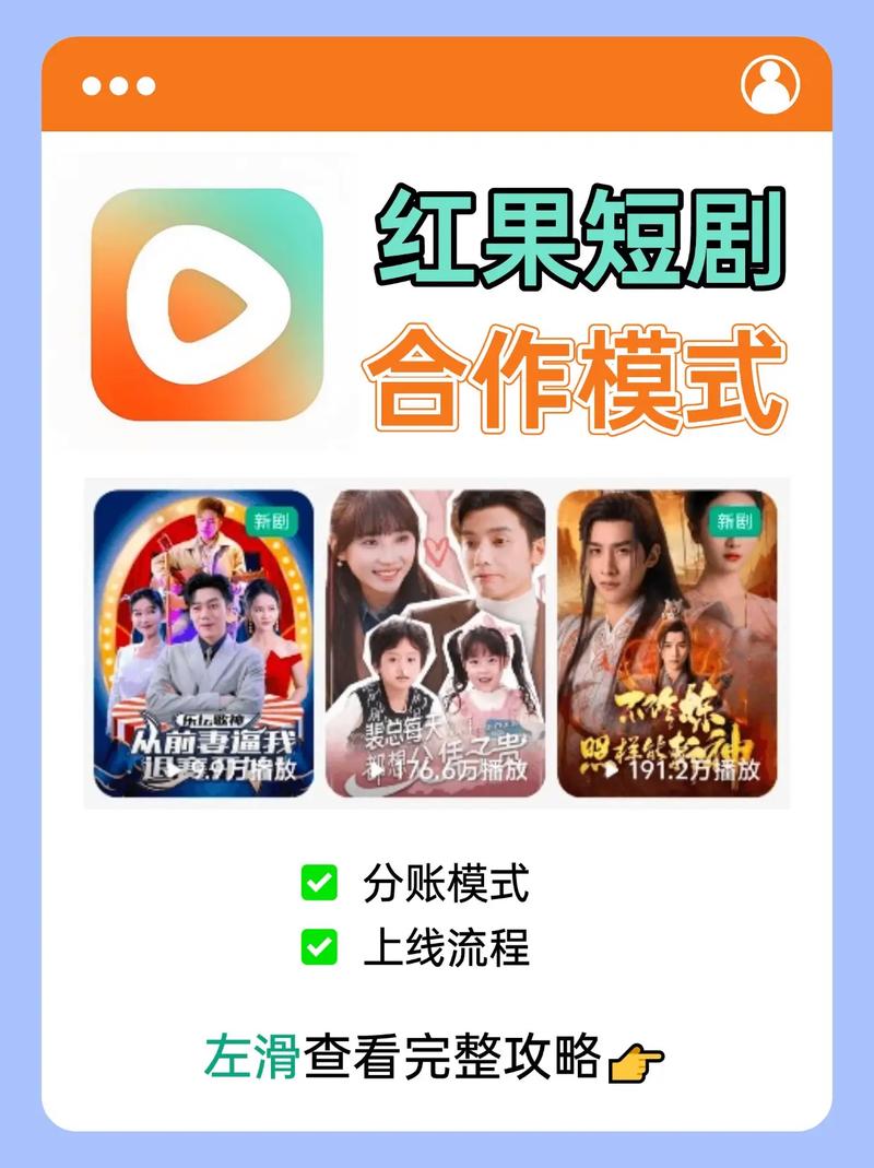 抖音短剧CPS分销_红果短剧字节系_快手播放量一万免费网站