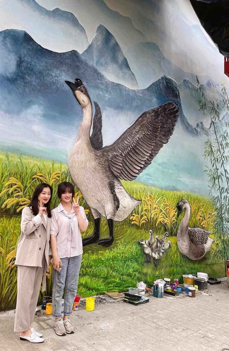 抖音有效粉丝500怎么弄_壁画师张丽佳_抖音壁画制作